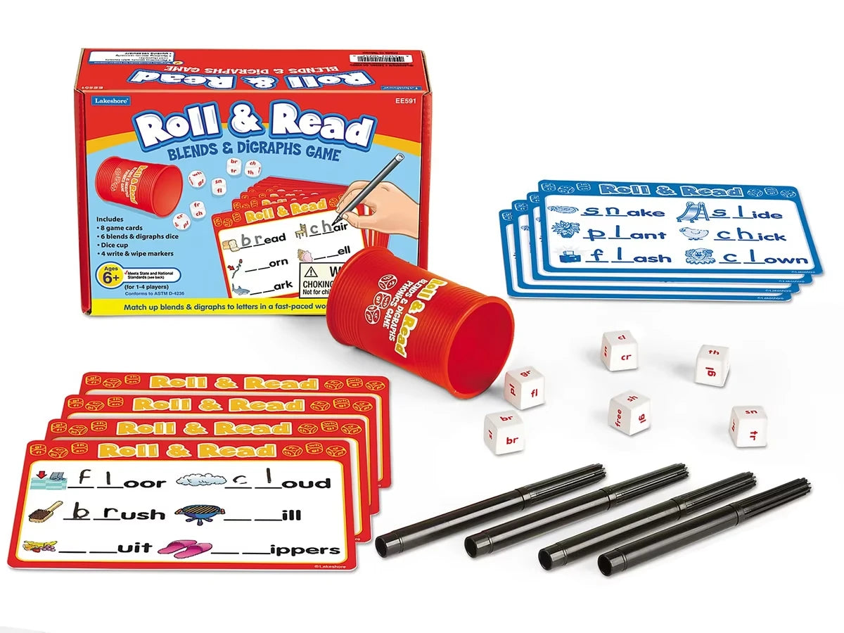 Roll & Read Blends & Digraphs Game - US 9597