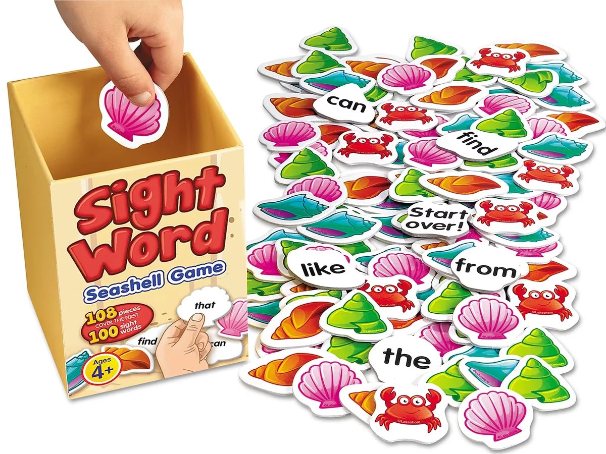 Sight-Word Seashell Game - US 9128