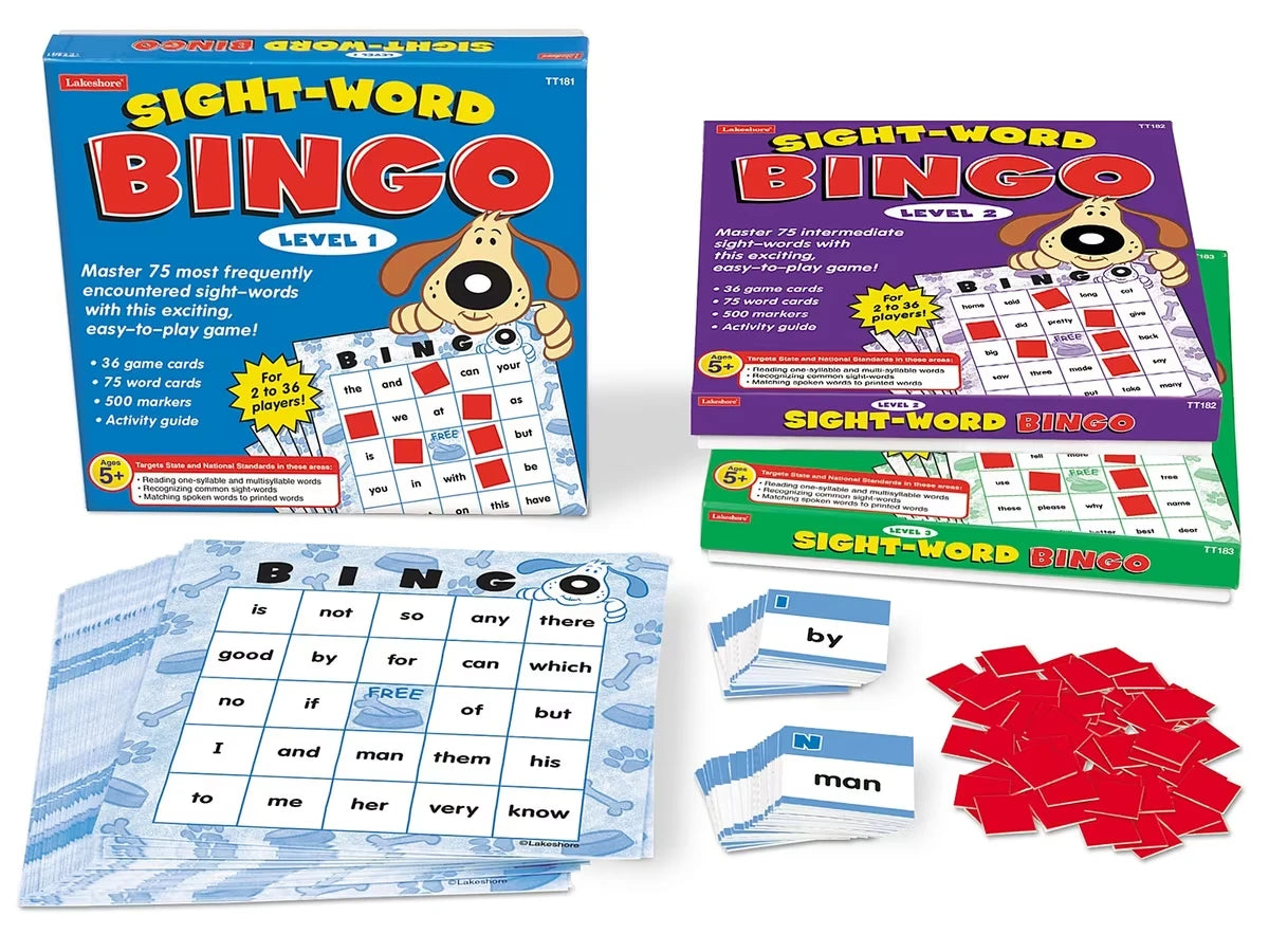 Sight-Word Bingo Library - US 7820