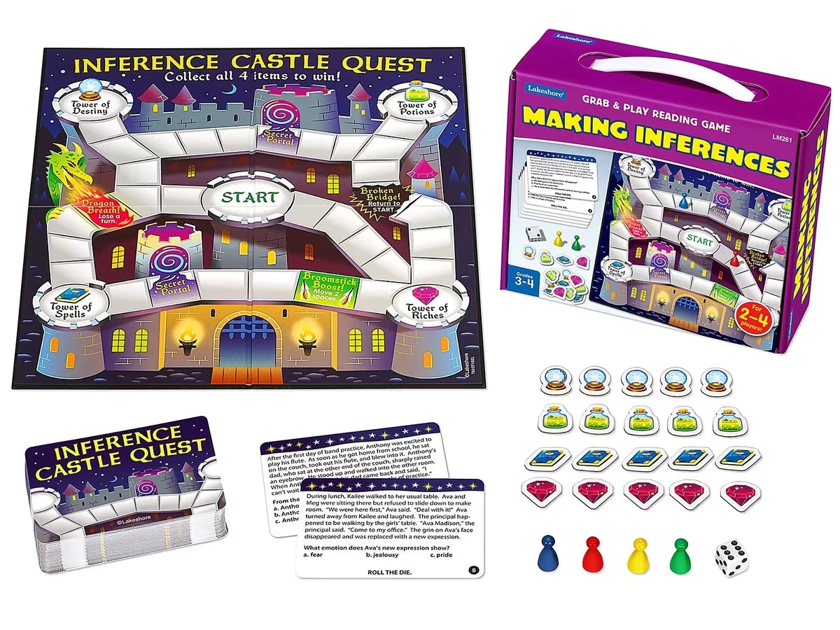 Making Inferences Grab & Play Game - Gr. 3-4 - US 7019