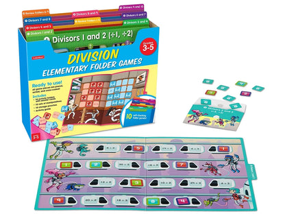 Division Facts Folder Game Library - Gr. 3-5 - US 3917
