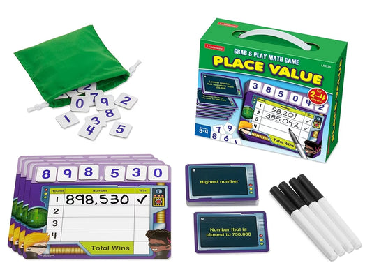 Place Value Grab & Play Game - Gr. 3-4 - US 9442