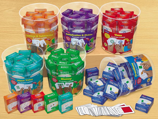 Building Math Skills Practice Cards - Complete Set - US 4032