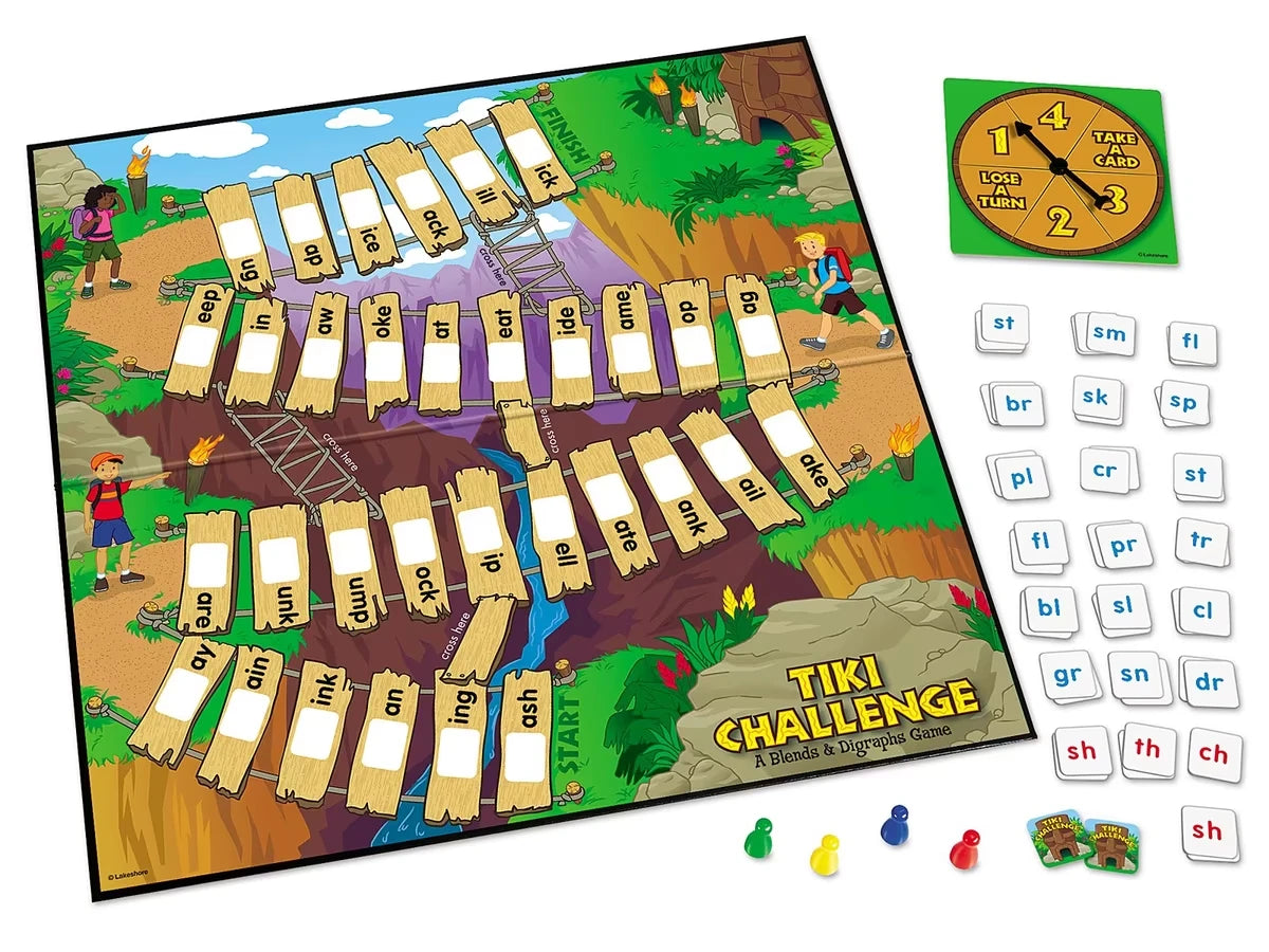Tiki Challenge: Blends & Digraphs Game - US 5685