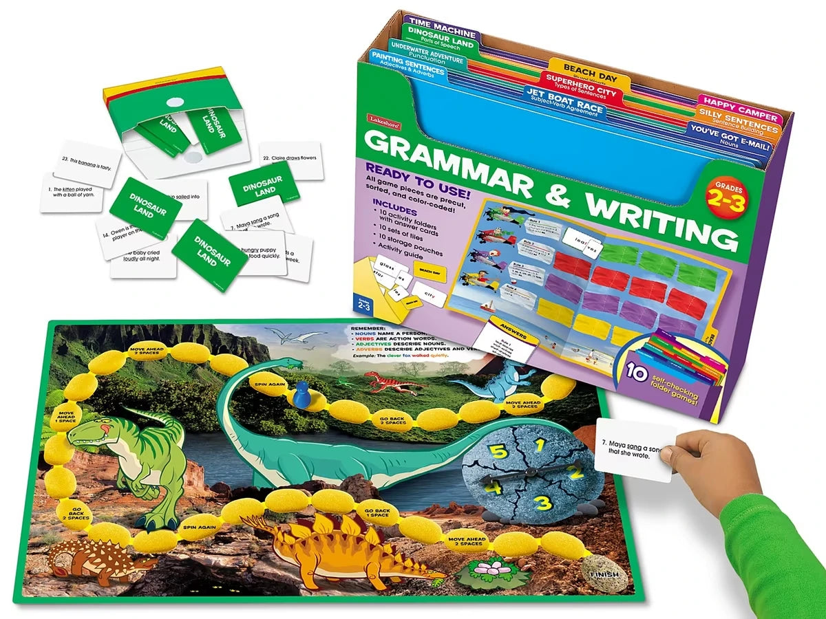 Grammar & Writing Folder Game Library - Gr. 2-3 - US 9397