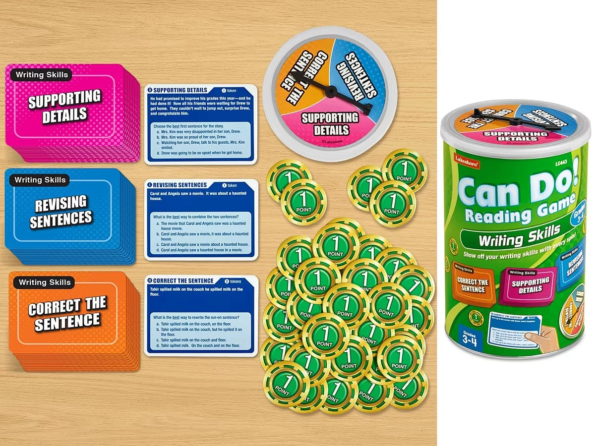 Can Do! Writing Skills Game - Gr. 3-4 - US 5433