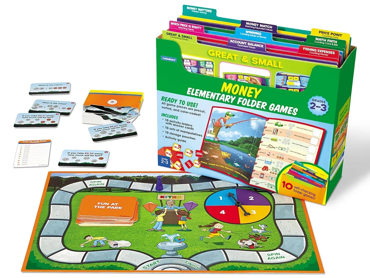 Money Folder Game Library - Gr. 2-3 - US 3132