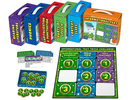 Grab & Play Reading Games - Gr. 1-2 - Complete Set - US 2476