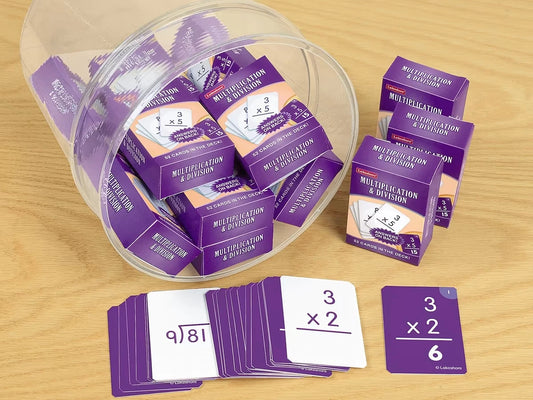 Multiplication & Division Practice Cards - US 5268