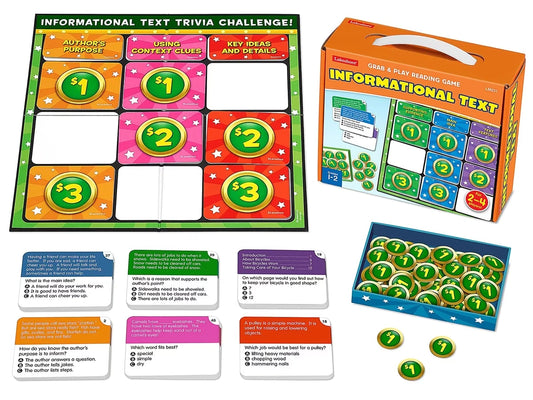 Informational Text Grab & Play Game - Gr. 1-2 - US 2659