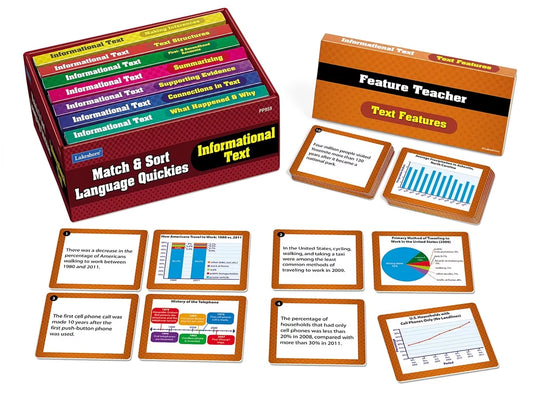 Match & Sort Informational Text Quickies - Gr. 4-5 - US 7532