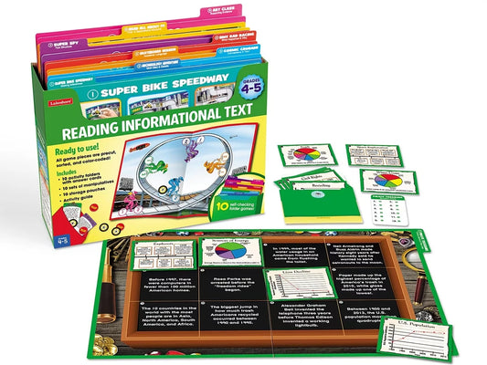 Reading Informational Text Folder Game Library - Gr. 4-5 - US 9433