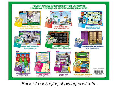 Reading Informational Text Folder Game Library - Gr. 4-5 - US 9433
