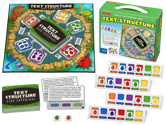 Text Structure Grab & Play Game - Gr. 3-4 - US 1605