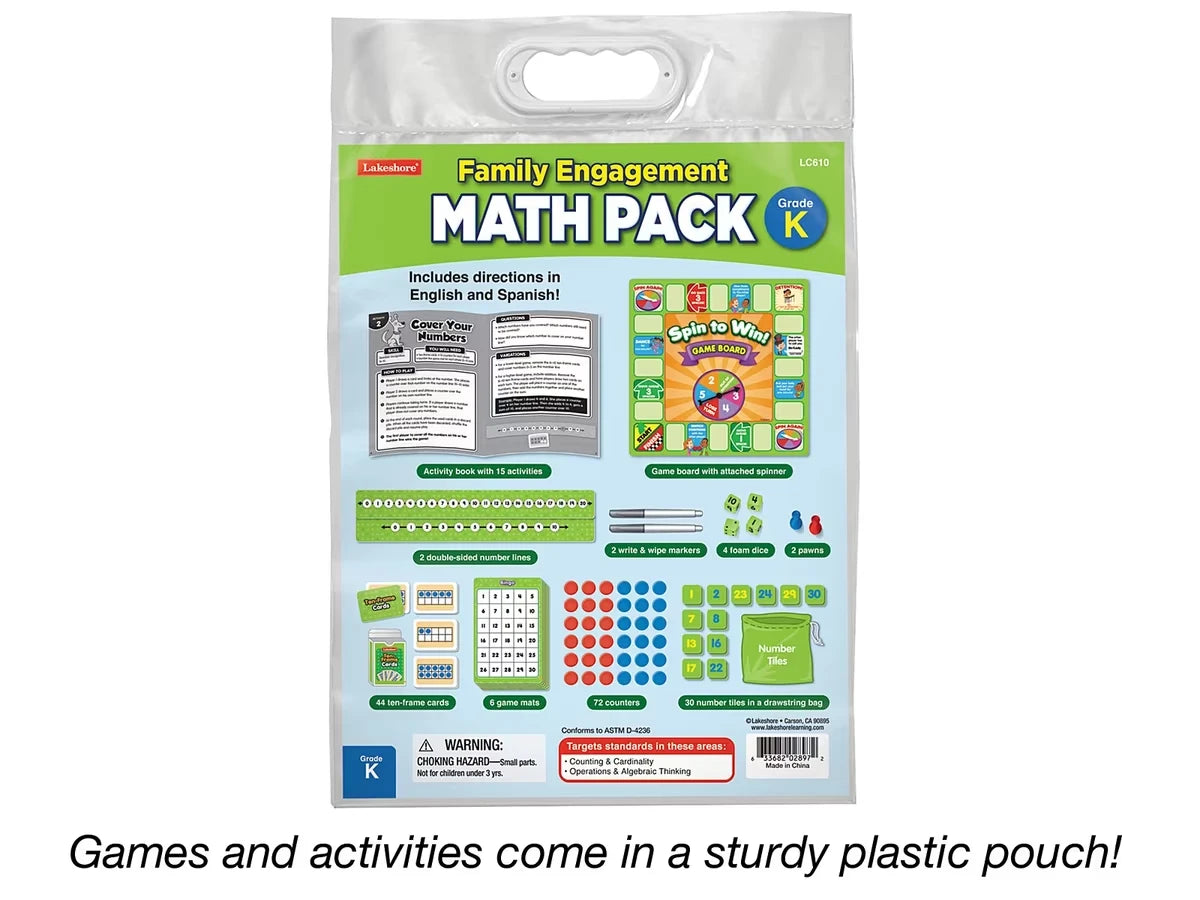 Family Engagement Math Pack - Kindergarten - US 8071
