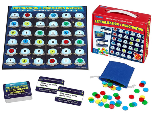 Capitalization & Punctuation Grab & Play Game - Gr. 1-2 - US 5086