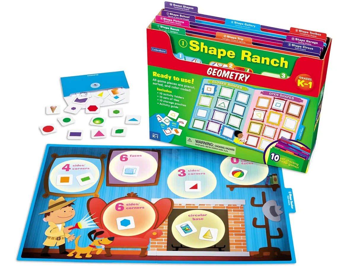 Geometry Folder Game Library - K-Gr. 1 - US 6728
