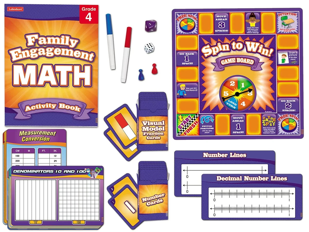 Family Engagement Math Pack - Gr. 4 - US 6364