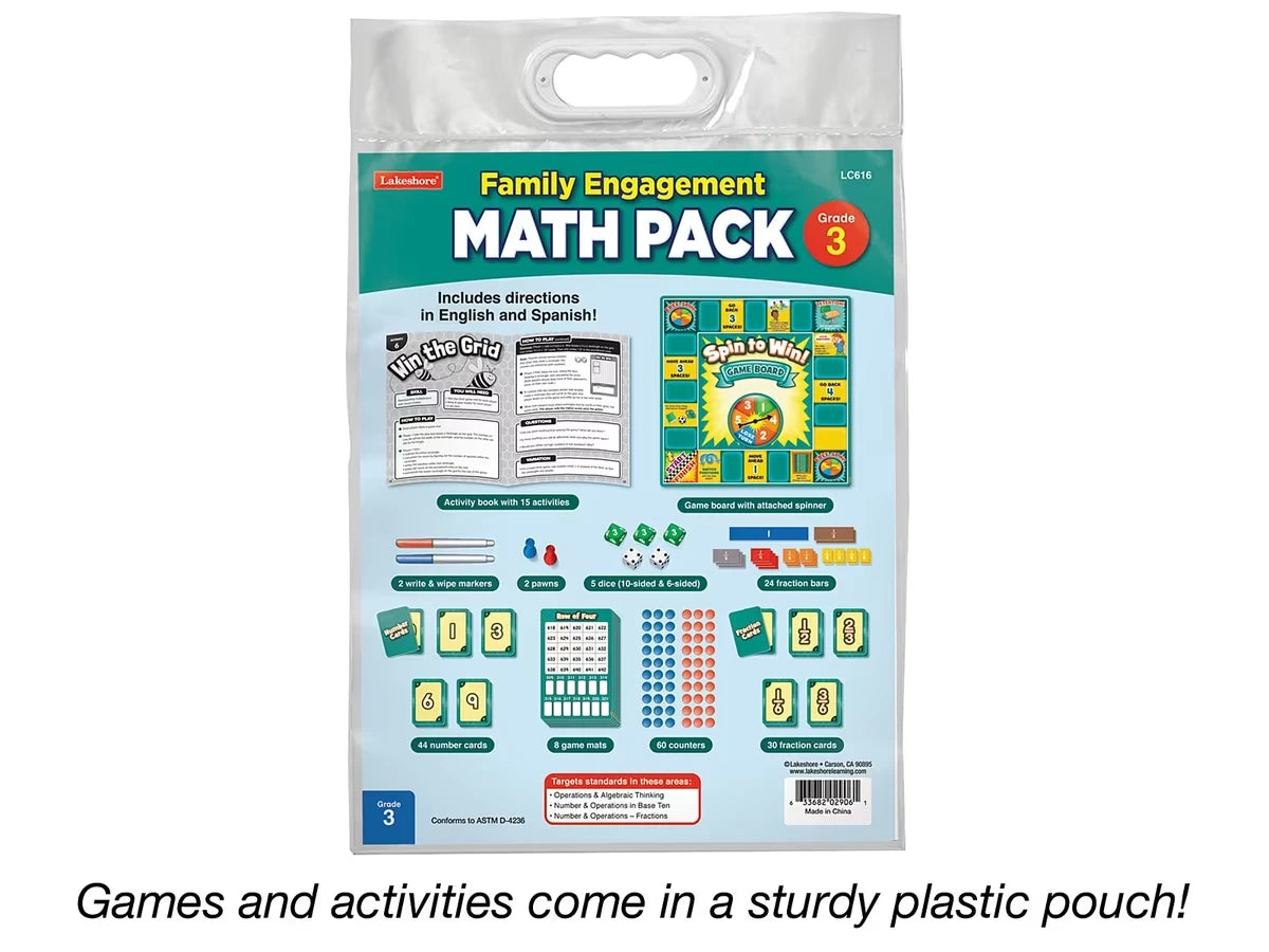 Family Engagement Math Pack - Gr. 3 - US 6724