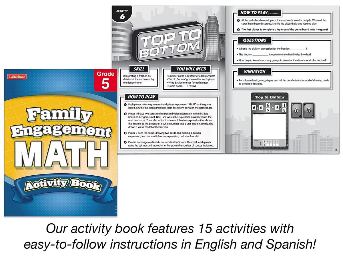 Family Engagement Math Pack - Gr. 5 - US 6358