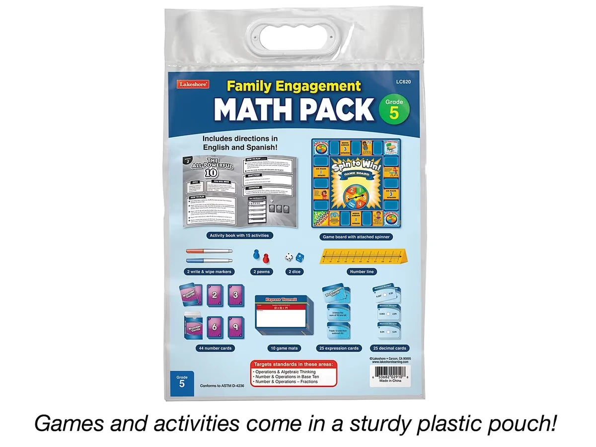 Family Engagement Math Pack - Gr. 5 - US 6358