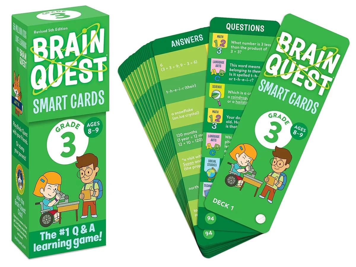 Brain Quest Challenge Cards - Gr. 3 - US 8677