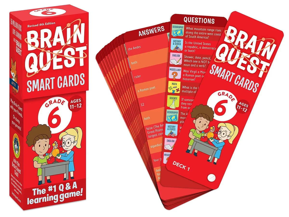 Brain Quest Challenge Cards - Gr. 6 - US 6232