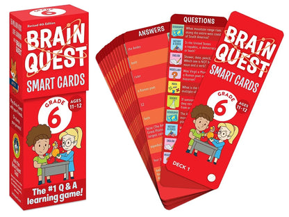 Brain Quest Challenge Cards - Gr. 6 - US 6232