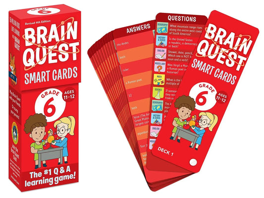 Brain Quest Challenge Cards - Gr. 6 - US 6232