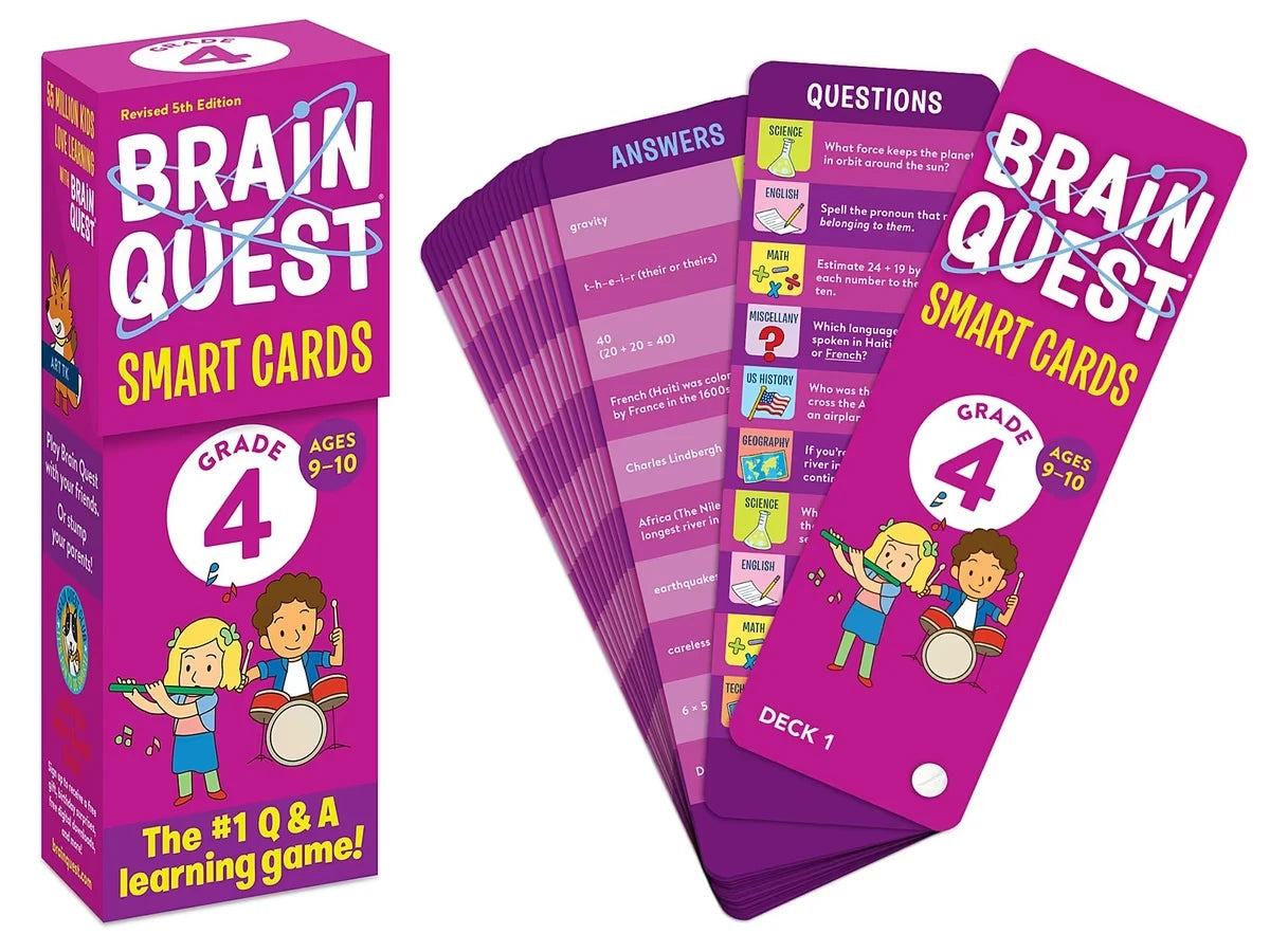 Brain Quest Challenge Cards - Gr. 4 - US 7579