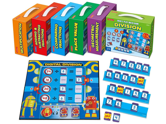 Grab & Play Math Games - Gr. 3-4 - Complete Set - US 7443