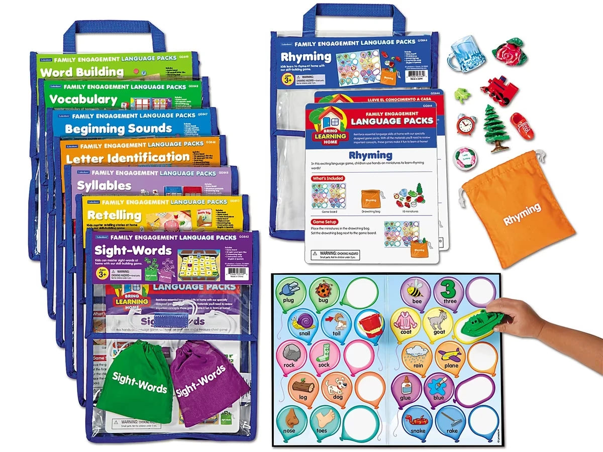 Family Engagement Language Packs - Preschool-Kindergarten - Complete Set - US 1516