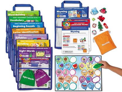 Family Engagement Language Packs - Preschool-Kindergarten - Complete Set - US 1516