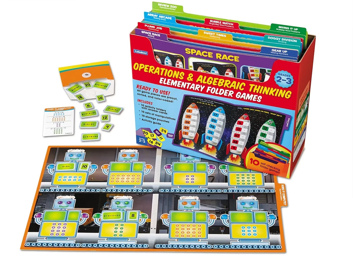 Operations & Algebraic Thinking Folder Game Library - Gr. 2-3 - US 4003