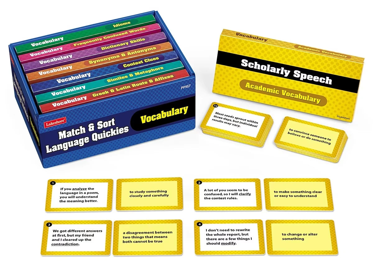 Match & Sort Vocabulary Quickies - Gr. 4-5 - US 4638