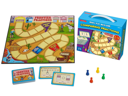 Comparing Fractions Grab & Play Game - Gr. 3-4 - US 5772