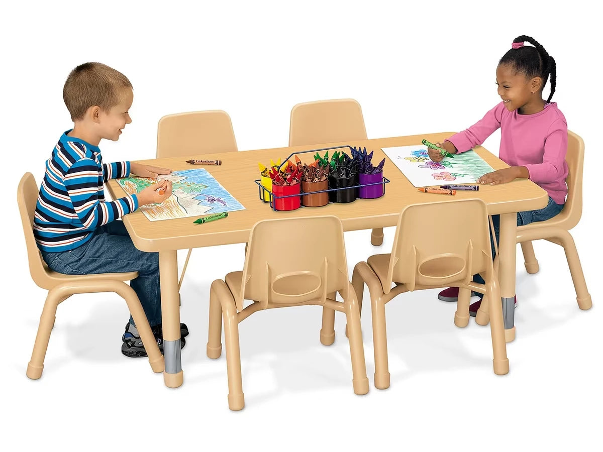 Heavy-Duty Adjustable Rectangular Tables - US 9207