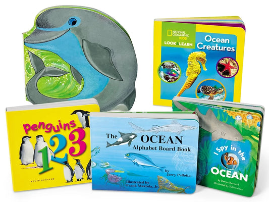 Ocean Animals Board Book Library - US 6912