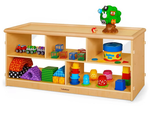 Play-Top Connective Storage Unit with Acrylic Back - US 6985