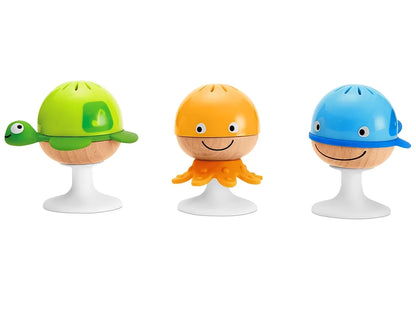 Stay-Put Ocean Friend Rattles - Set of 3 - US 9315