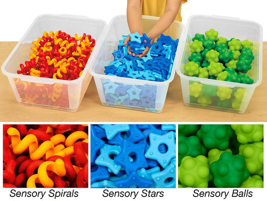 Toddler-Safe Washable Sensory Materials - Complete Set - US 8349