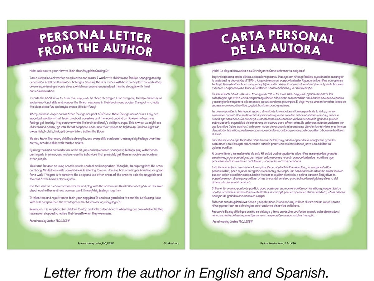 How to Train Your Amygdala Bilingual Calming Kit - US 5322