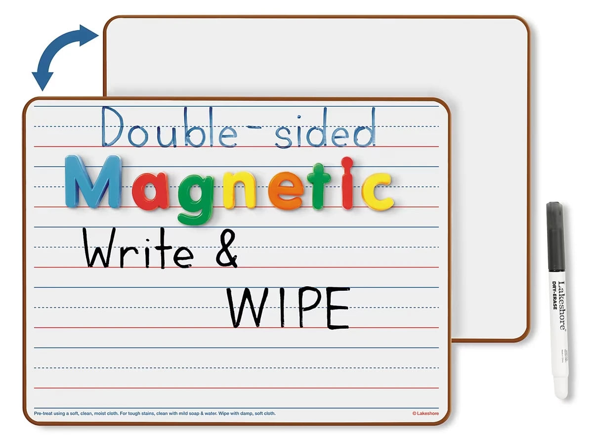 Double-Sided Magnetic Write & Wipe Board - US 3467