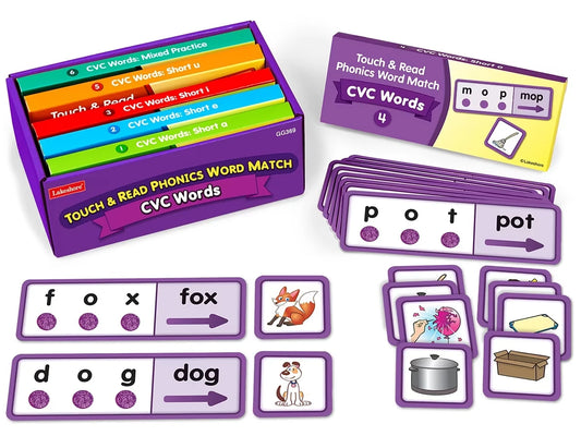 Touch & Read CVC Words Match - US 2885