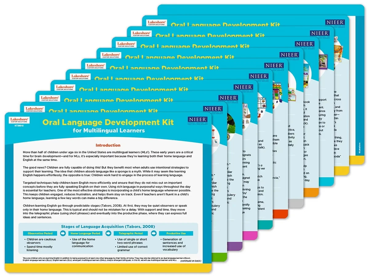 Oral Language Development Kit for Multilingual Learners - US 2548
