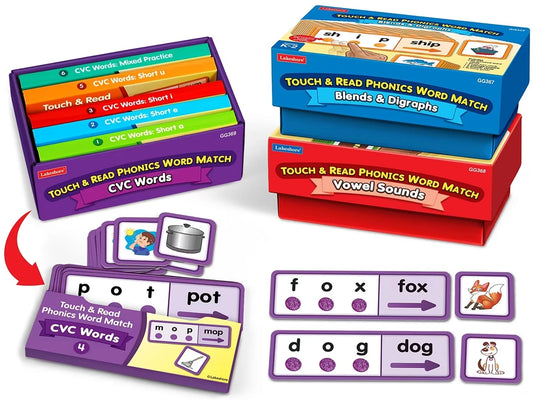 Touch & Read Phonics Word Match - Complete Set - US 9428
