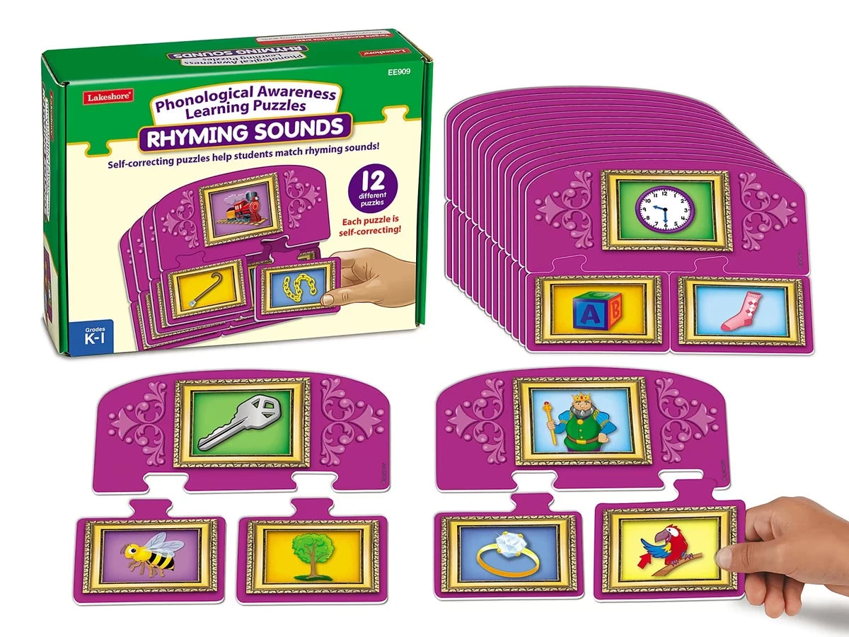 Rhyming Sounds Learning Puzzles - US 3954
