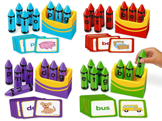 Letter Crayons Word Building Center - US 3547