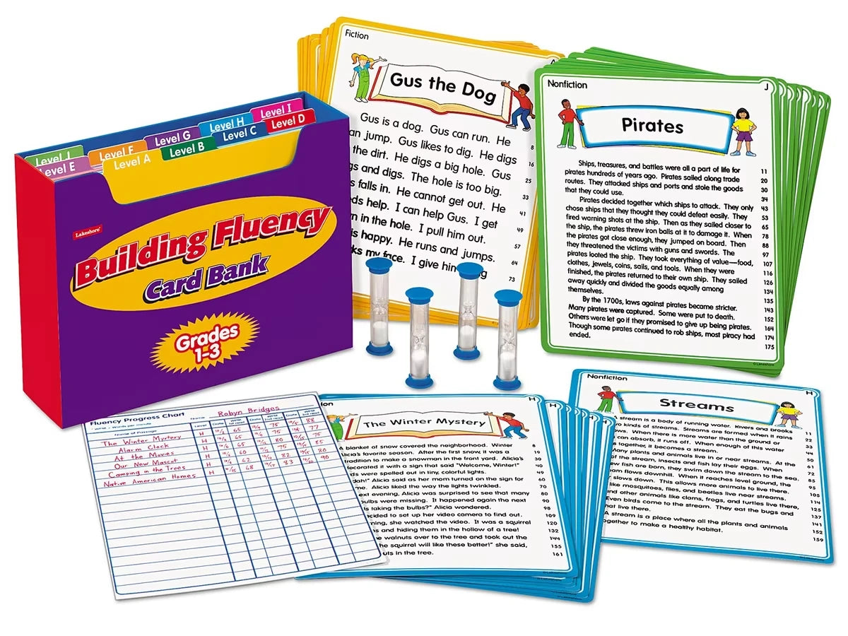 Building Fluency Card Bank - Gr. 1-3 - US 8607
