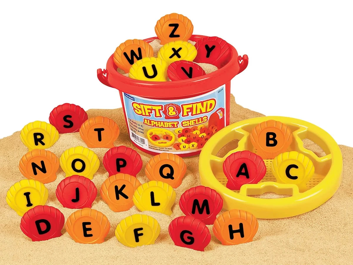 Sift & Find Alphabet Shells - US 3129